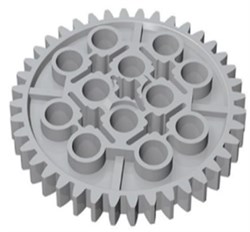 Зубчатое колесо, 40 зубьев, светло-серое, (1 шт.), 4211433 760330275