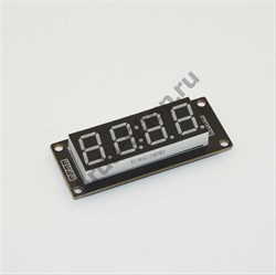 Дисплей 4 симв под часы TM1637 синий 70х28мм 760090002