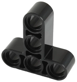 Тавровая балка, 3x3-модульная, черная, (10 шт.), 4552347 760330251