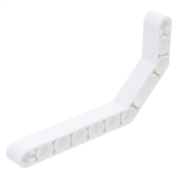 Двойная угловая балка, 3x7- модульная, белая, (4 шт.), 4495412 760330214