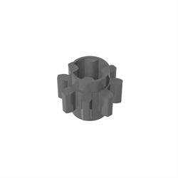 Зубчатое колесо, 8 зубьев, темно-серое, (10 шт.), 4514559 760330248