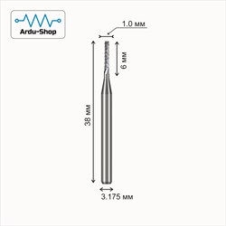 Фреза рашпильная / кукуруза 1.0х6х38х3.175 мм 760110072