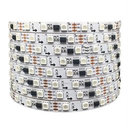 Адресная светодиодная RGB лента WS2811 12v 60led 14,4W IP30 760010004 - фото 24