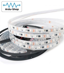 Адресная светодиодная RGB лента WS2811 12v 60led 14,4W IP67 760010005 - фото 25