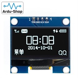Дисплей OLED 1,3" 128*64 I2C белый 760090006 - фото 443