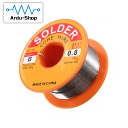 Припой SOLDER 0.8 мм с канифолью (катушка) 50 гр 760330082 - фото 950