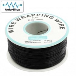 Провод монтажный 30AWG черный бобина 200м 760330062 - фото 974