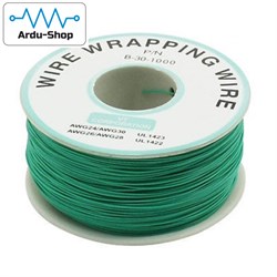 Провод монтажный 30AWG зеленый бобина 200м 760330063 - фото 976