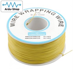 Провод монтажный 30AWG желтый бобина 200м 760330067 - фото 987