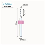 Фреза PCB мини 0.8х9.5 мм (сверло для печатных плат) 760110014