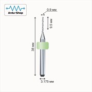 Фреза PCB мини 0.9х9.5 мм (сверло для печатных плат) 760110015