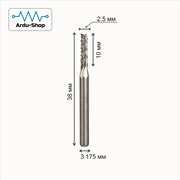 Фреза рашпильная / кукуруза 2.5x10x38x3.175 мм 760110038
