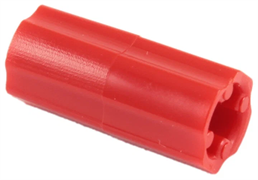 Втулка/удлинитель оси, 2-модульная, красная, (10 шт.), 4513174 760330233
