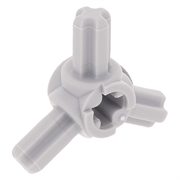 Угловой блок с 3 спицами, 3x120º, серый, (10 шт.), 4502595 760330257