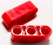 Балка, 3-модульная, красная, (10 шт.), 4153718 760330234