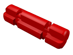 Ось, 2-модульная, красная, (10 шт.), 4142865 760330223