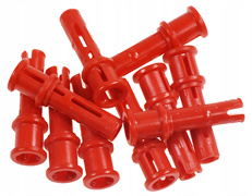 Соединительный штифт со втулкой, 3-модульный, красный, (10 шт.), 4140806 760330213