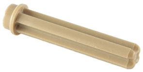 Ось с шипом, 3-модульная, темно-бежевая, (10 шт.), 6031821 760330227