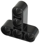 Тавровая балка, 3x3-модульная, черная, (10 шт.), 4552347 760330251