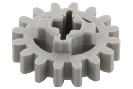 Зубчатое колесо, 16 зубьев, серое, (10 шт.), 4640536 760330241