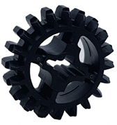 Двойное коническое зубчатое колесо, 20 зубьев, черное, (10 шт.), 4177430 760330250