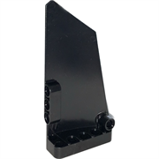 Правая криволинейная панель, 5x11-модульная, черная, (1 шт.), 4543490 760330232