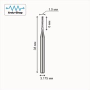 Фреза рашпильная / кукуруза 1.0х6х38х3.175 мм 760110072