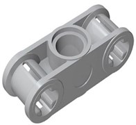 Балка с крестовыми втулками 3 пин 90гр., светло-серый, (10шт) 4121667 760330279