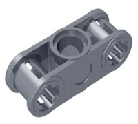 Балка с крестовыми втулками 3 пин 90гр., темно-серый, (10шт) 4121667 760330280