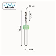 Фреза PCB мини 3.0х12 мм (сверло для печатных плат) 760330174