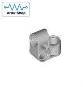 Перпендикулярный блок 2x2, изогнутый, темно-серый, 10 шт (4211880) ( замена 6008527) 760330109