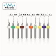 Набор фрез PCB 0.3-1.2 мм (10 шт) (сверла для печатных плат) 760330027
