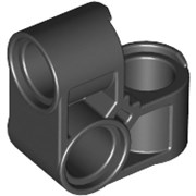 Перпендикулярный блок 2x2, изогнутый, черный, 10 шт (4211880) ( замена 6325982) 760330270