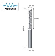 Фреза рашпильная / кукуруза 6х32х60х6 мм 760110073