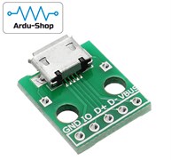 MicroUSB разъем под пайку 760280003