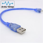 Кабель USB для программирования MicroUsb 25 см 760020003