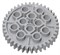 Зубчатое колесо, 40 зубьев, светло-серое, (1 шт.), 4211433 760330275